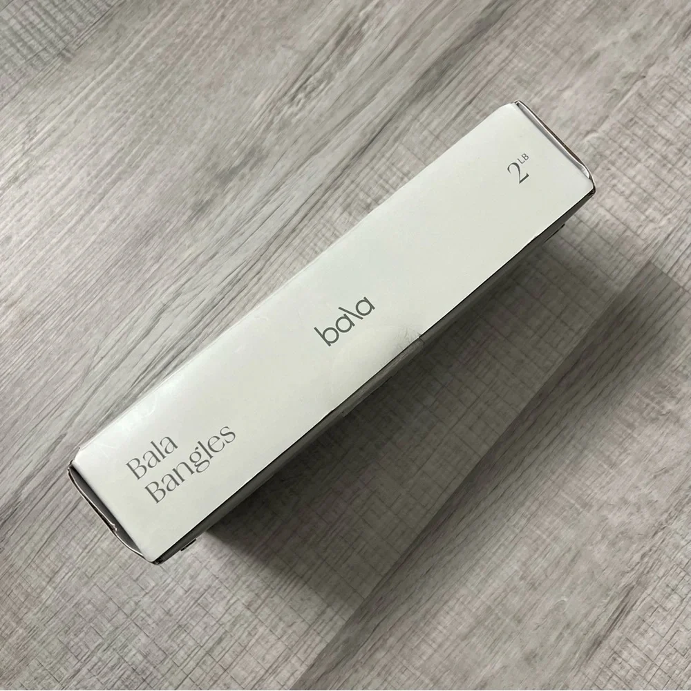 NEW BALA 2 Pound Bangles in Bone White Wrist Weights Pilates Yoga Viral - Picture 9 of 13